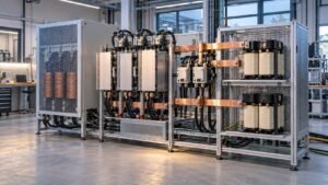 ac to dc converter regeneration test bench with a 750 V DC bus