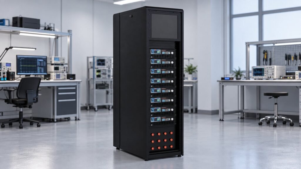 EV battery simulator accuracy cabinet for cell and pack testing
