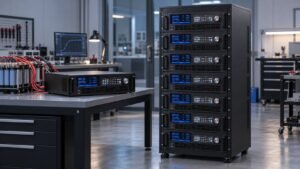 UltraPower regenerative DC converter in a high-voltage test laboratory